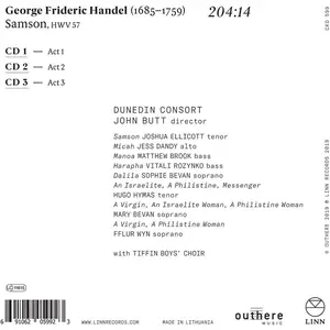 John Butt, Dunedin Consort, Tiffin Boys’ Choir - George Frideric Handel: Samson (2019)