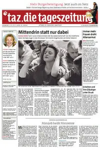Tageszeitung TAZ vom 25 Januar 2012