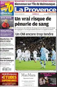 La Provence du 9 Décembre 2009