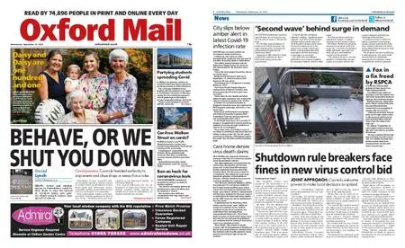 Oxford Mail – September 16, 2020