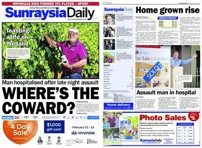 Sunraysia Daily – February 20, 2018