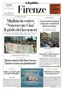 la Repubblica Firenze - 25 Luglio 2021