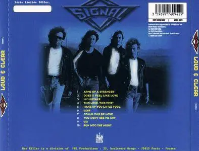 Signal - Loud & Clear (1989) [2000, Remastered Reissue, Limited Edition]