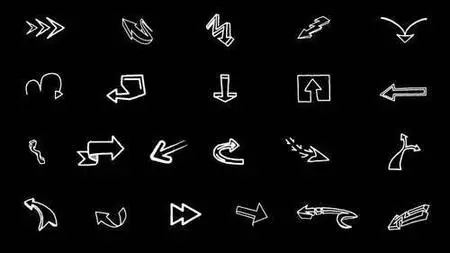 Animated Cartoon Arrows Pack Loop 1438217