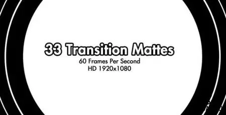 33 HD Transition Mattes 60fps - Motion Graphics (VideoHive)