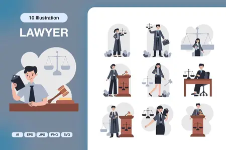 EE -  Lawyer Illustrations NYXT4VQ