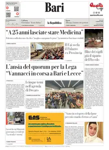 la Repubblica Bari - 7 Ottobre 2025