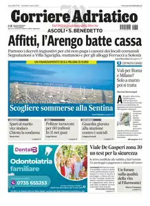 Corriere Adriatico Ascoli - 6 Marzo 2025