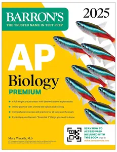 AP Biology Premium, 2025: Prep Book with 6 Practice Tests + Comprehensive Review + Online Practice (Barron's AP Prep)