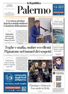 la Repubblica Palermo - 1 Agosto 2024