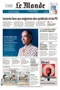 Le Monde du Vendredi 19 Septembre 2025