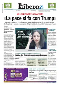 Libero - 18 Febbraio 2025