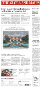 The Globe and Mail - September 10, 2025