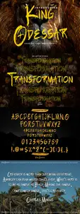 King Odessar - Handwritten Brush Font H3THT5S
