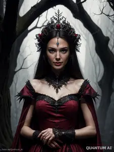 AI Gal Gadot - Evil Queen Snow White Big Boobs Lace Lingerie leather magic (AI Generated)