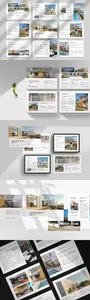 Real Estate Brochure Landscape Template QNFADKD