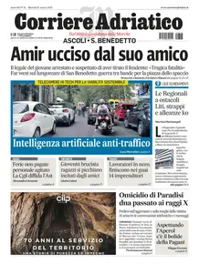 Corriere Adriatico Ascoli - 18 Marzo 2025