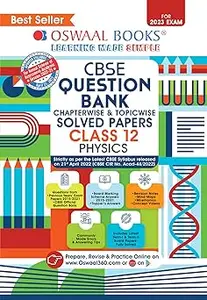 Oswaal CBSE Chapterwise & Topicwise Question Bank Class 12 Physics Book