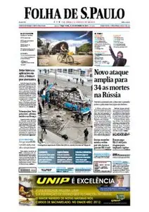 Jornal Folha de São Paulo - 31 de dezembro de 2013 - Terça