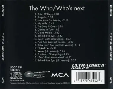 The Who - Who's Next (1971) {MFSL UDCD}