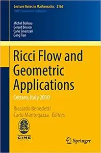 Ricci Flow and Geometric Applications (Repost)
