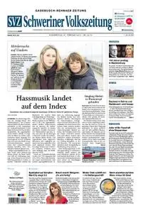 Schweriner Volkszeitung Gadebusch-Rehnaer Zeitung - 21. Februar 2019