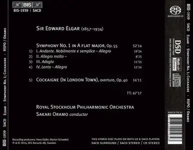 Sakari Oramo, Royal Stockholm Philharmonic Orchestra - Edward Elgar: Symphony No. 1 (2014)