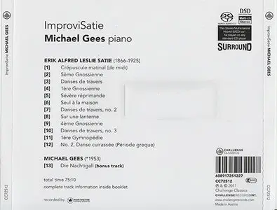 Erik Satie - Michael Gees - ImproviSatie (2011) {Hybrid-SACD // EAC Rip}