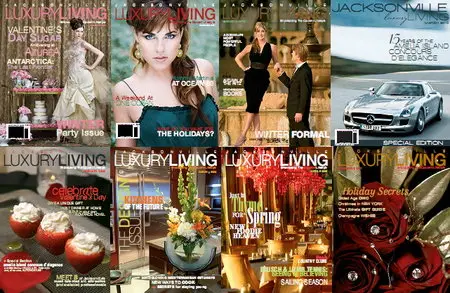 Jacksonville Luxury Living Magazine 2007.10 - 2010.03 (All Issues)