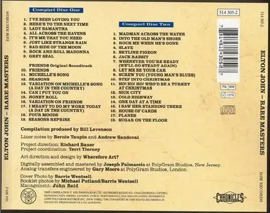 Elton John - Rare Masters (1992) "Reload"