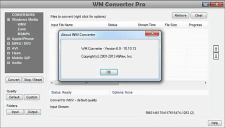 WM Converter Pro 6.0 Build 10.10.13