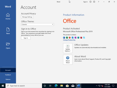 Windows 10 Pro 20H1 2004.19041.388 With Office 2019 Multilingual Preactivated July 2020