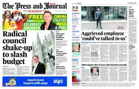 The Press and Journal Aberdeen – August 24, 2017