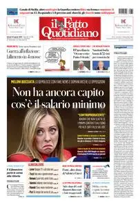 Il Fatto Quotidiano - 10 Agosto 2023