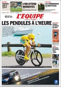 L'Équipe, du Vendredi 24 Juillet 2009.