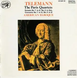 American Baroque, Stephen Schultz - Telemann: The Paris Quartets (1988)