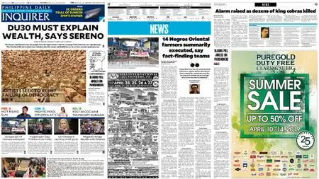 Philippine Daily Inquirer – April 09, 2019