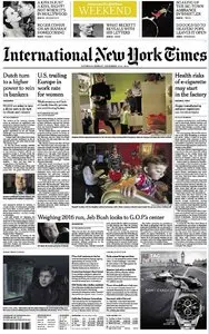International New York Times - Saturday-Sunday, 13-14 December 2014