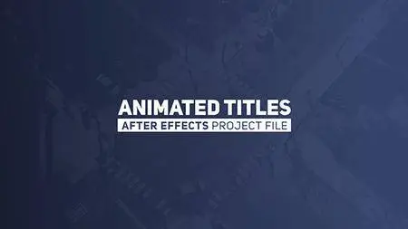 Animated Titles 2 - Project for After Effects (VideoHive)