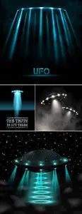 UFO Backgrounds Vector