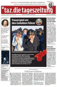 Tageszeitung TAZ vom 20 Dezember 2011