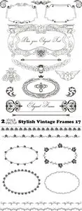 Vectors - Stylish Vintage Frames 17