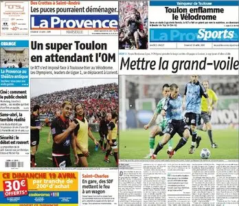 La Provence & Sports  - 19 Avril 2oo9