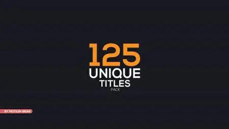 The Titles - Project for After Effects (VideoHive)