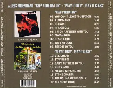 The Jess Roden Band - Keep Your Hat On + Play It Dirty..Play It Class (1976/2021)
