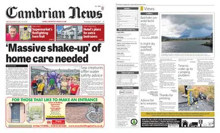 Cambrian News Arfon & Dwyfor – 06 August 2021