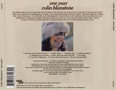 Colin Blunstone - One Year (1971) [Reissue 2007]