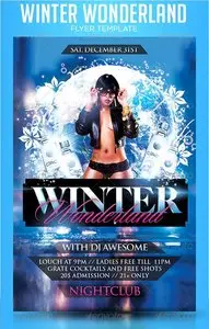 GraphicRiver Winter Wonderland Flyer Template