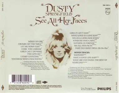 Dusty Springfield - See All Her Faces (1972) [2002, Digitally Remastered with Bonus Tracks]