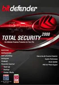 BitDefender Total Security 2008 Build 11.0.16 With License 3650 Days - New Released